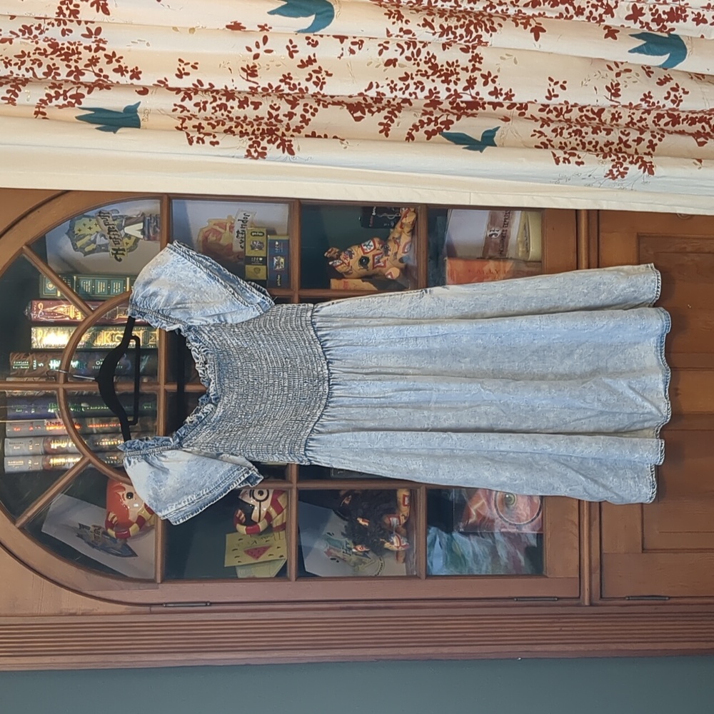 Doe&Rae 100% Tencel acid wash dress